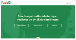 Desktop Screenshot of kader.nl